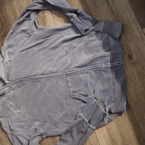 Madewell Gray Zip-Up Hoodie - Picture 3 of 6